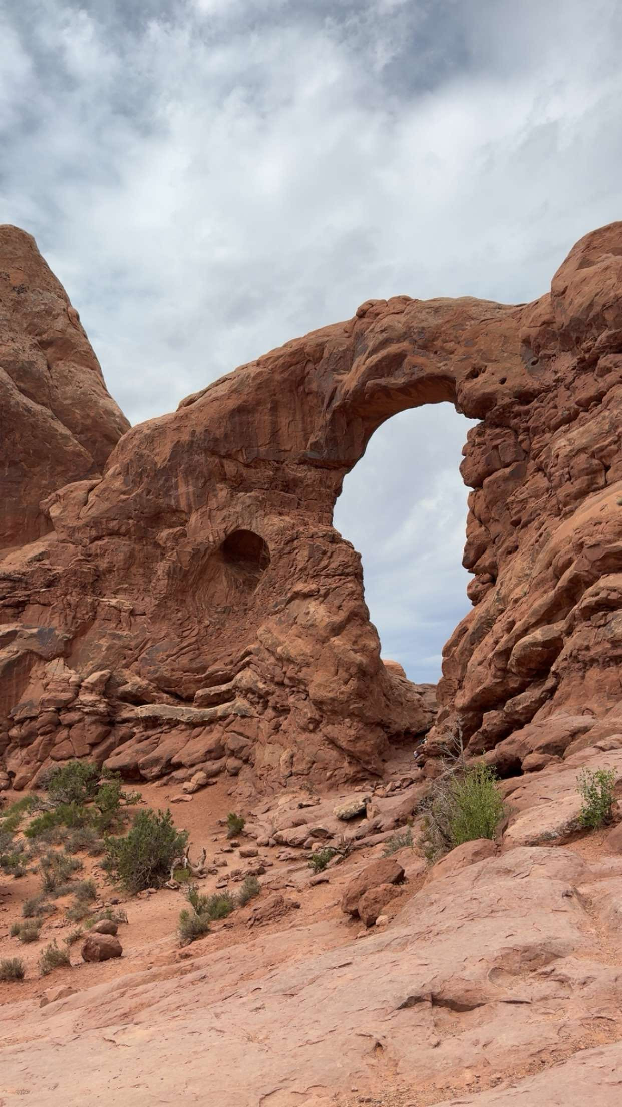Arches National Park rock formations in Utah