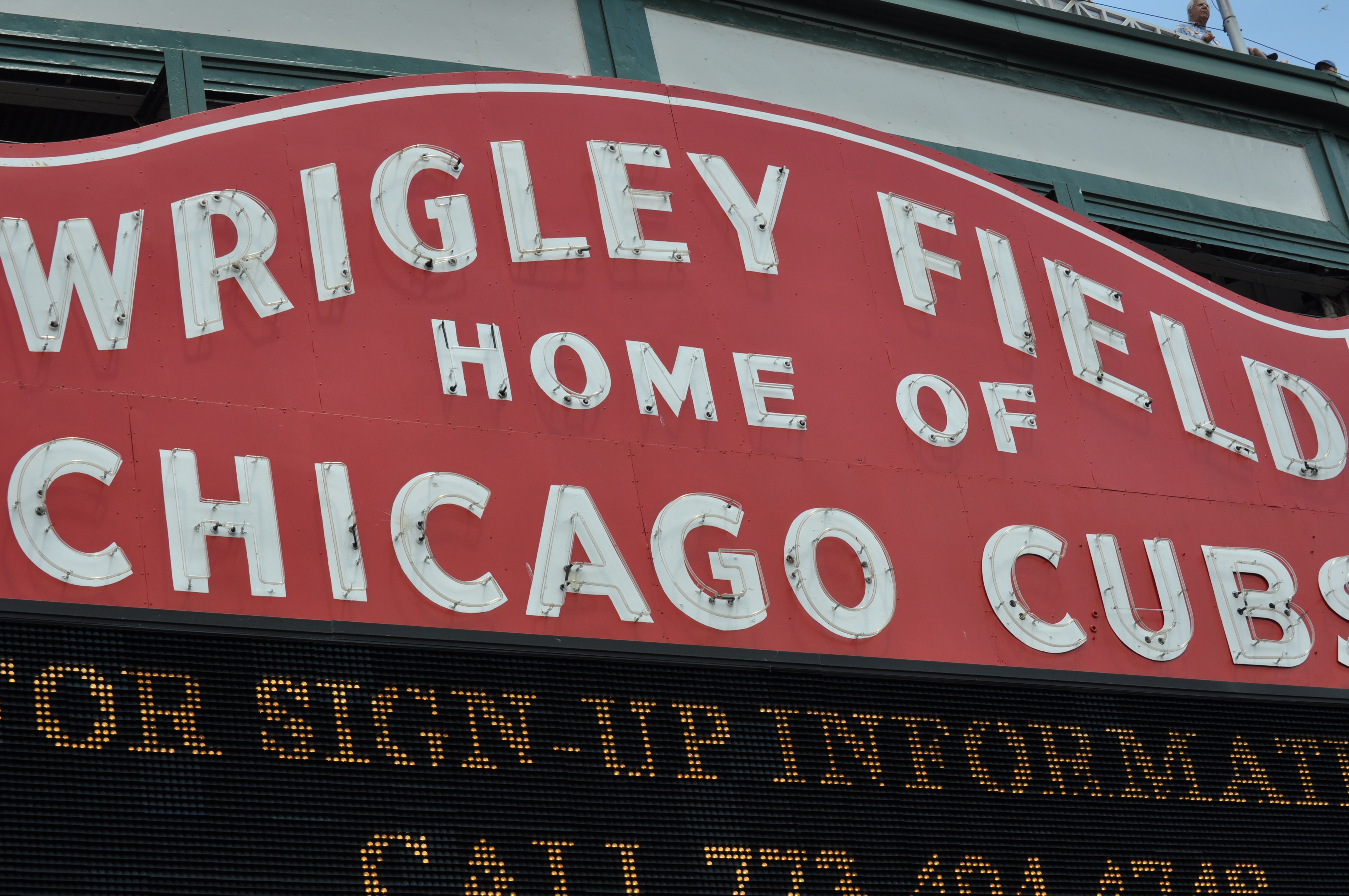 Wrigley Field baseball stadium in Chicago